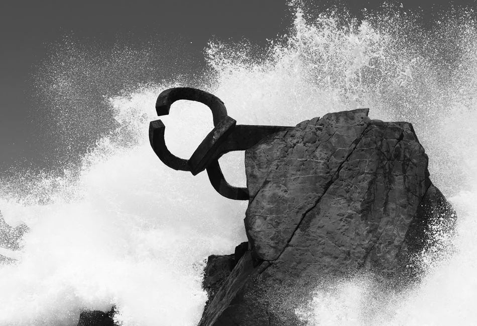 Le peigne à vent de Donostia - San Sebastián