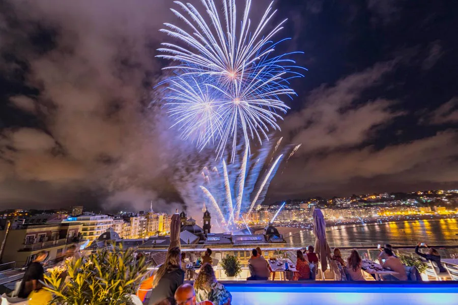 Rooftop Lasala Plaza Hotel - Semana Grande in San Sebastián