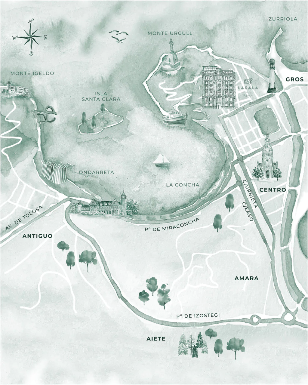 Mapa Lasala Plaza Hotel